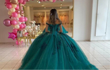 Lace Up Back Appliques Quinceanera Dress