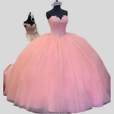Pink Ball Gown Quinceañera Dress