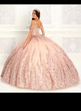 Quinceañera Ball Gown with Cap Sleeves