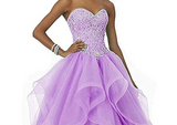 Pink Ruffled Tulle Formal Dress
