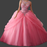 Long Princess Dress with Applique