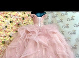 Glittering Off-Shoulder Prom Quinceanera Dress