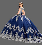 Quinceañera Ball Gown with Cap Sleeves