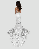 Vintage Lace Mermaid Wedding Dress
