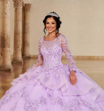 Lilac Charro Quinceañera Dress