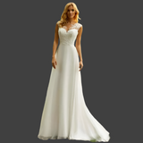 Appliques Lace Vintage A-Line Wedding Dress