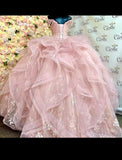 Glittering Off-Shoulder Prom Quinceanera Dress