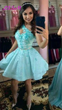 One-Shoulder Lace Quinceanera Dress