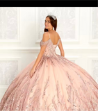Quinceañera Ball Gown with Cap Sleeves