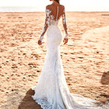 Exquisite Lace Mermaid Wedding Dress