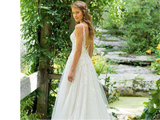 Classic Beach Sleeveless V-neck Backless A-line Wedding Dress