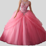 Long Princess Dress with Applique