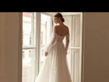 Tulle Tiered Off-Shoulder Wedding Dress