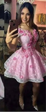 Hot Pink 2-in-1 Quinceañera Dress