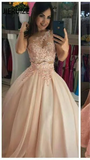 Detachable Skirt Pink Wedding Dress