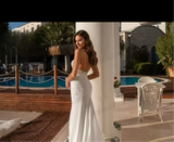 Vintage Lace Applique Wedding Dress