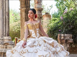 Off Shoulder Mexican Quinceanera Dress