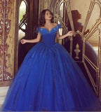 Royal Blue Quinceañera Ball Gown