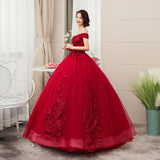 Off-Shoulder Dress Quinceañera Gown