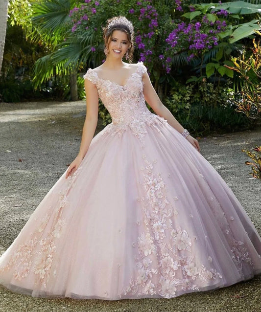 Light Pink Quinceañera Dress