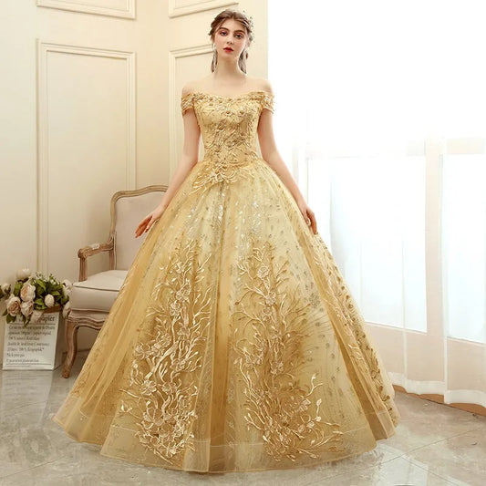 Luxury Lace Quinceañera Dress