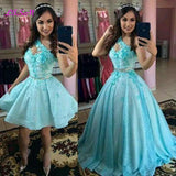 One-Shoulder Lace Quinceanera Dress
