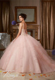Organza Crystals Beaded Ruffles Formal Gown, Quinceanera Dress