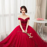 Off-Shoulder Dress Quinceañera Gown