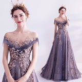 Elegant Sequined Evening Gown
