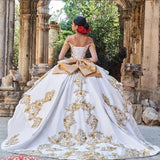 Off Shoulder Mexican Quinceanera Dress