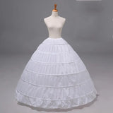 6 Hoops Wedding Petticoat for Ball Gown