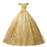 Lace Ball Gown Shinny Sequin Prom, Birthday, Quinceanera Dress