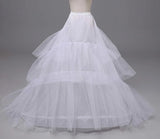 Long Train 3 Hoops Petticoat
