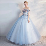 Off-Shoulder Quinceañera Ball Gown
