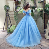 Off Shoulder Quinceañera Ball Gown