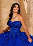Puffy Off The Shoulder Flowers Quinceanera Ball Gown