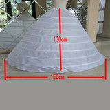 Extra Wide 8 Hoops Petticoats for Quinceanera and Wedding Dress