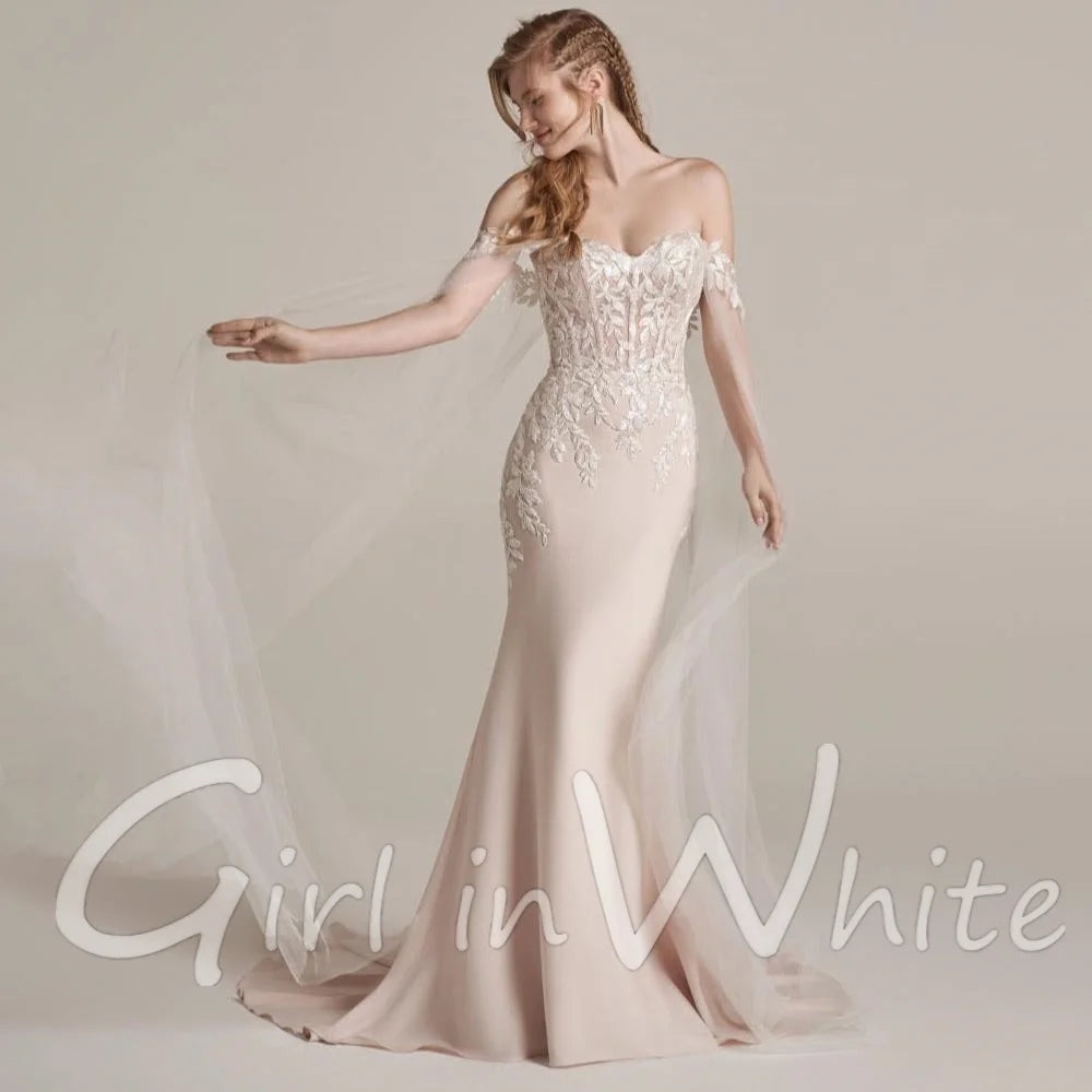 Backless Lace Mermaid Wedding Dress