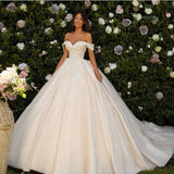 Sweetheart Lace Applique Bridal Gown