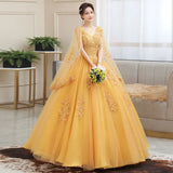 Long Sleeve Elegant Quinceanera Dress
