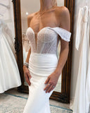 Boho Beach Mermaid Wedding Dress