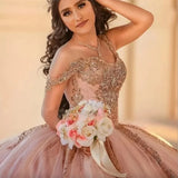 Pink Ball Gown for Quinceañera