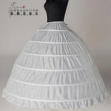 6 Hoops Wedding Petticoat for Ball Gown