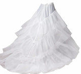 Long Train 3 Hoops Petticoat