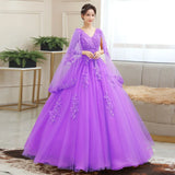 Long Sleeve Elegant Quinceanera Dress