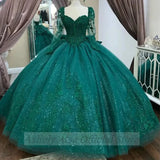 Long Sleeve Sweet 16 15 Prom Quinceanera Dress