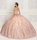 Champagne Off-Shoulder Quinceañera Dress