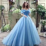 Off Shoulder Quinceañera Ball Gown