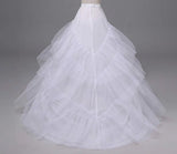 Long Train 3 Hoops Petticoat