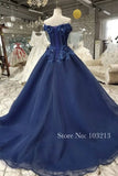 Beaded Blue Sweetheart Quinceañera Gown